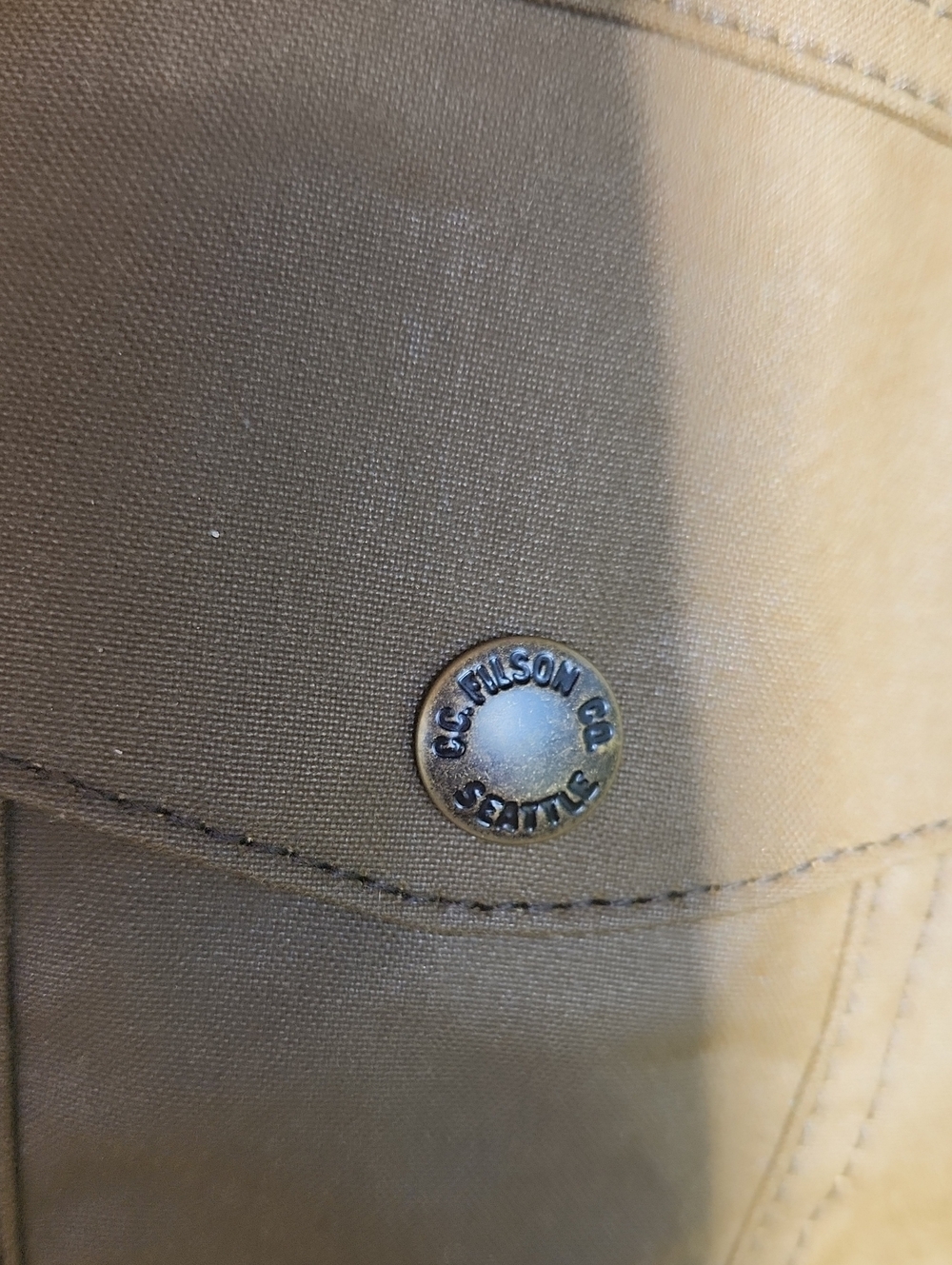 NWT Filson Women's Waxed Canvas Short Lined Cruiser Jacket SZ M - Picture 3 of 3